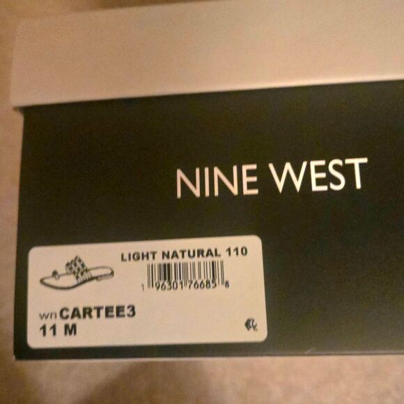 Nine West Tan Gold Gladiator Sandals - Picture 4 of 6